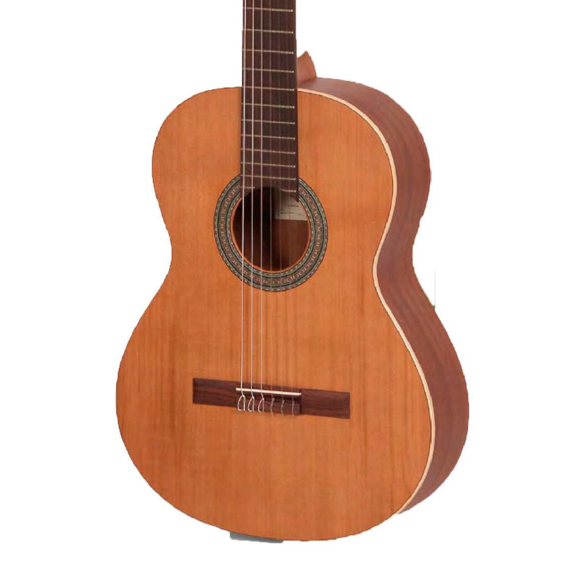 Cuenca 5 Nature Open Pore Solid Cedar Top Classical Guitar