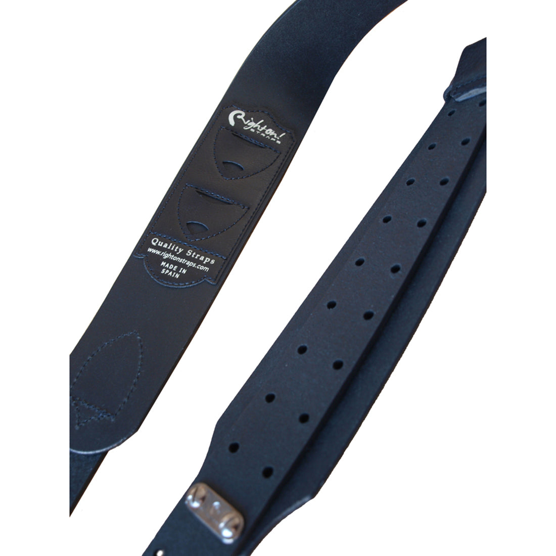 Right On Straps WILD Pure Black Guitar Strap CLEARANCE 25% OFF