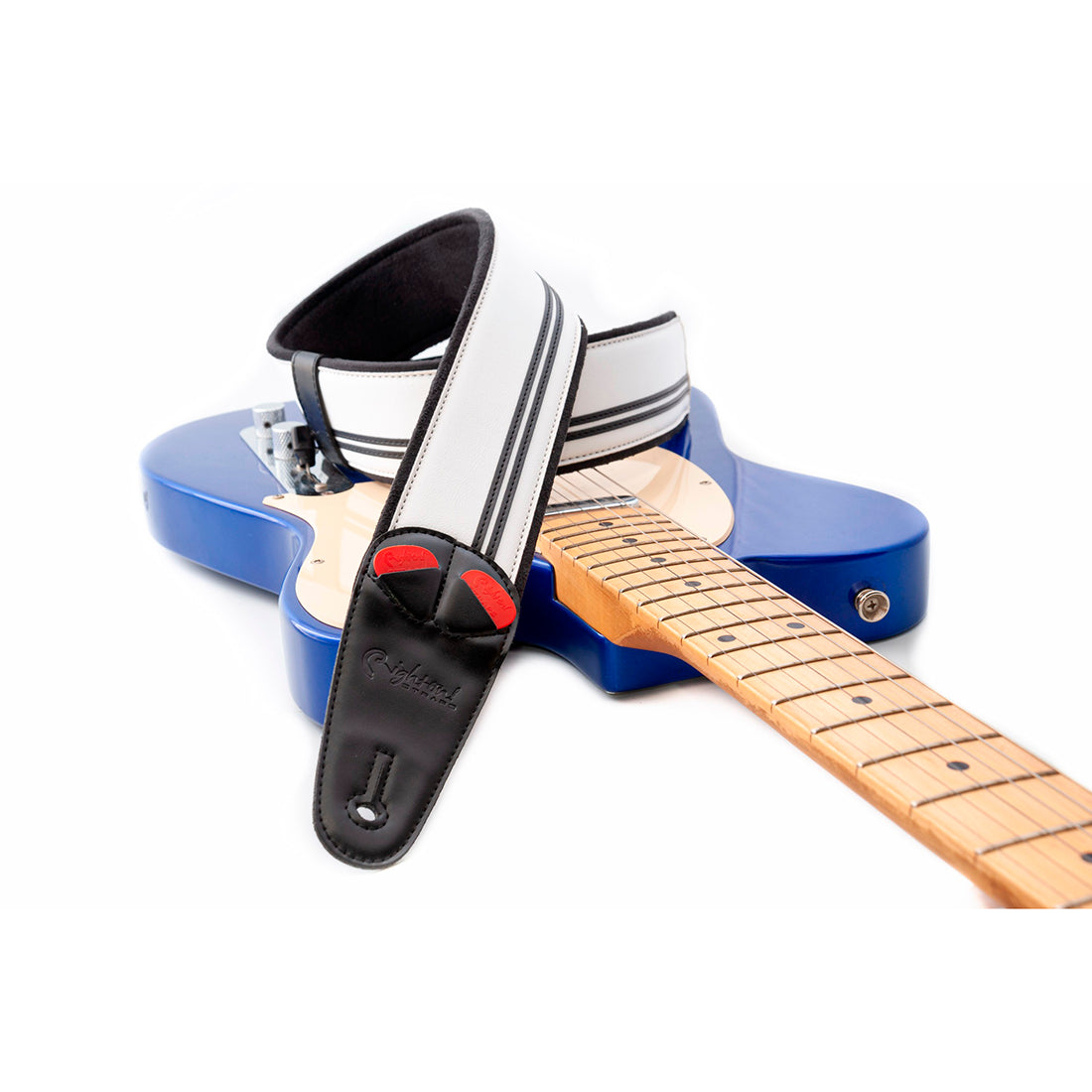 Right On Straps MOJO Race BW Guitar Strap