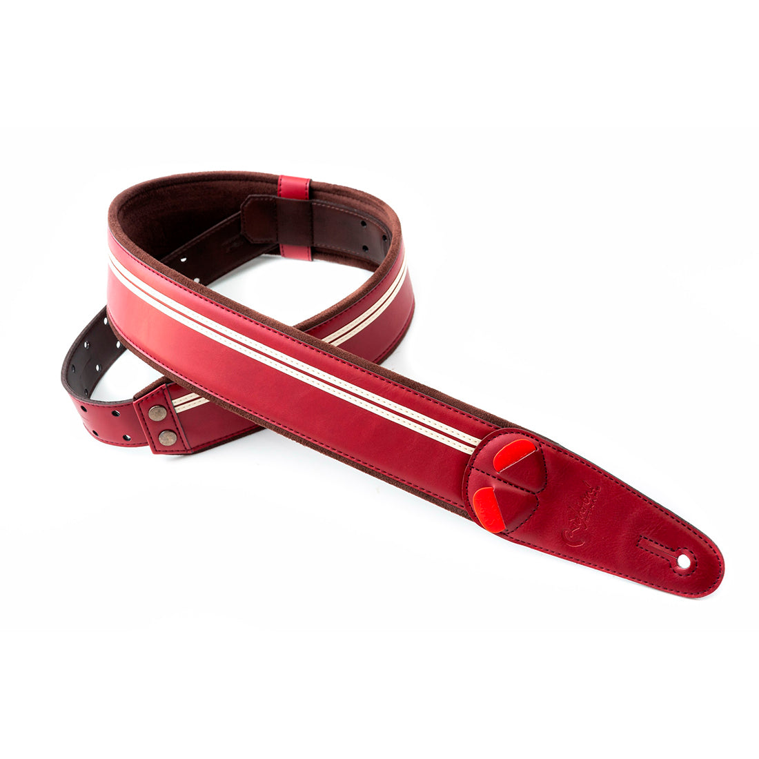 Right On Straps MOJO Race Red Guitar Strap