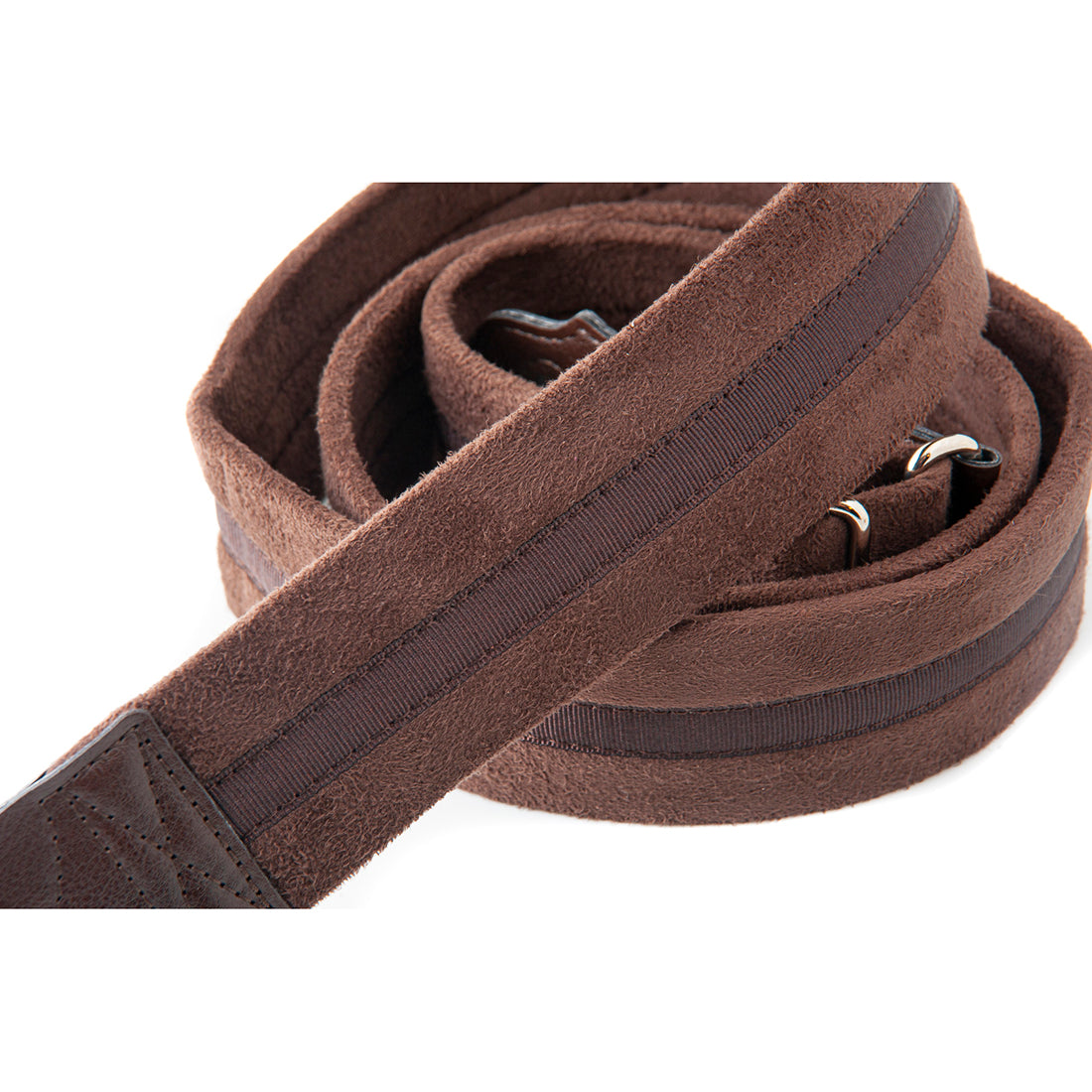 Right On Straps STANDARD PLUS Plain Brown Guitar Strap