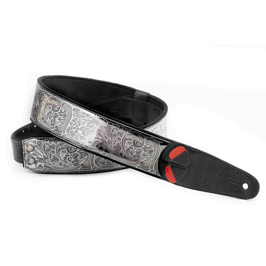 Right On Straps MOJO Revolver Titaniun Guitar Strap