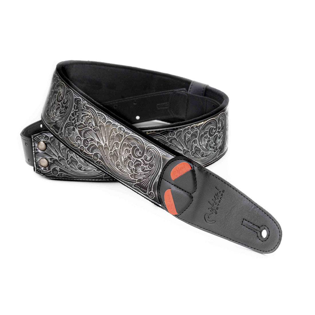 Right On Straps MOJO Revolver Titaniun Guitar Strap