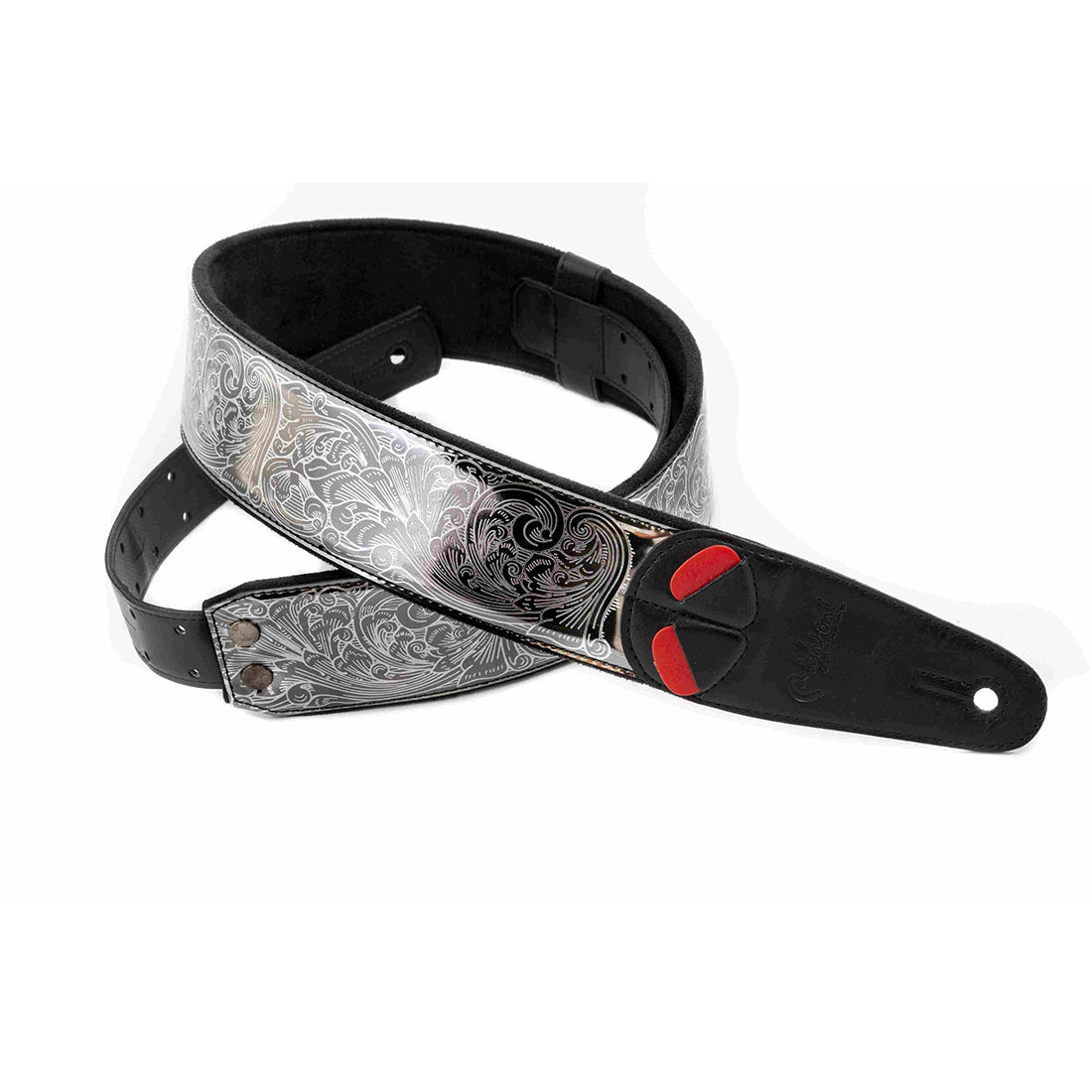 Right On Straps MOJO Revolver Titaniun Guitar Strap