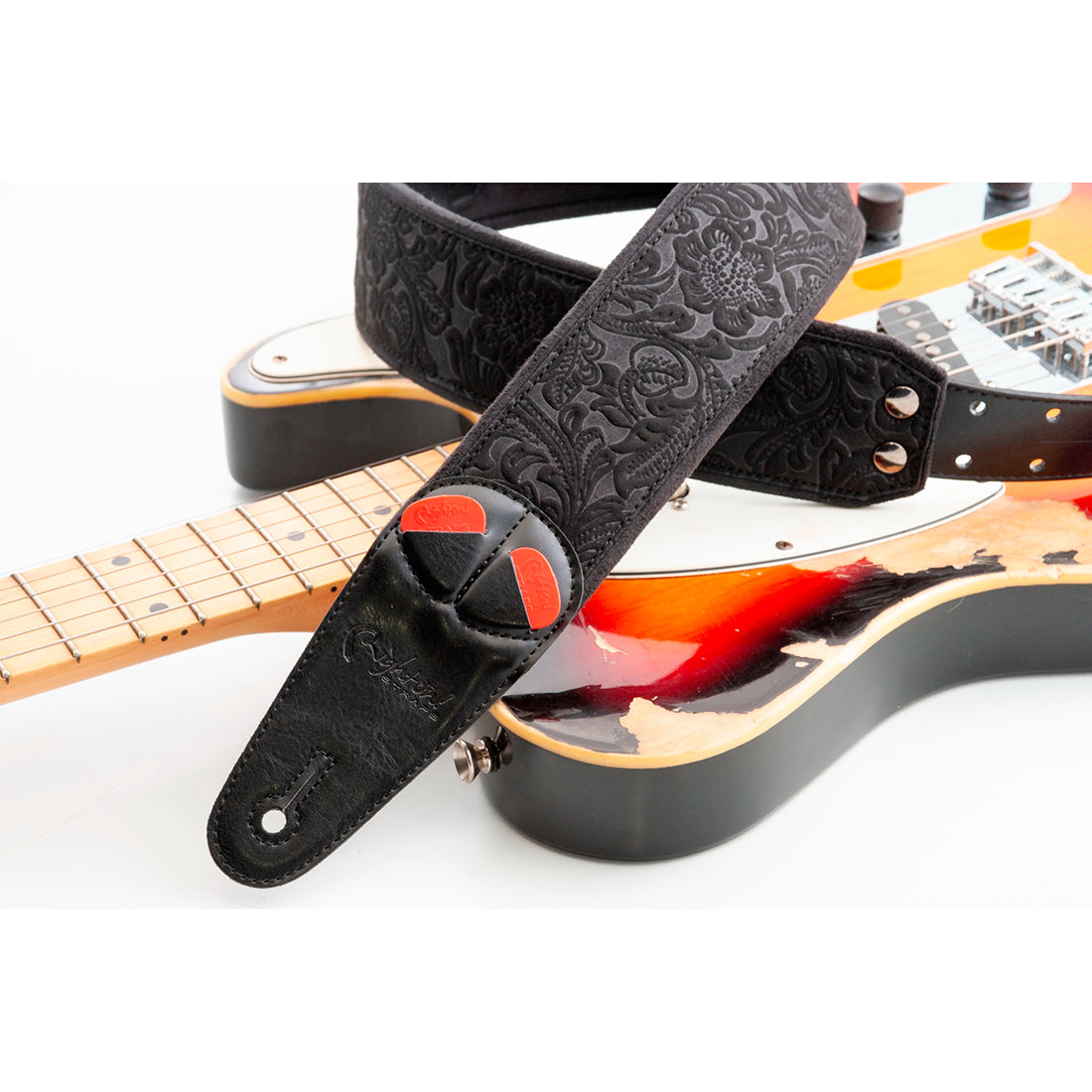 Right On! Straps MOJO Sandokan Black Guitar Strap