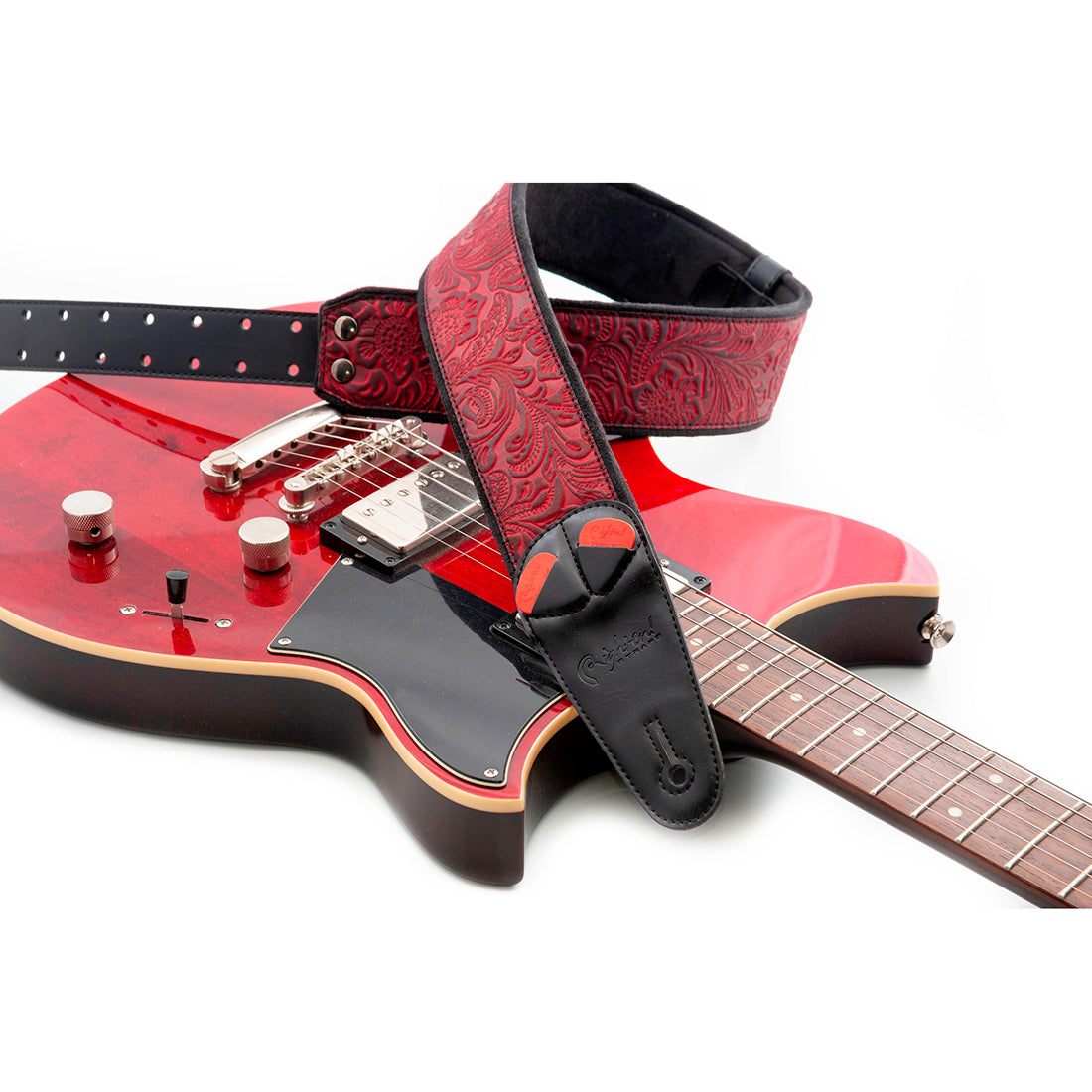 Right On Straps MOJO Sandokan Red Guitar Strap