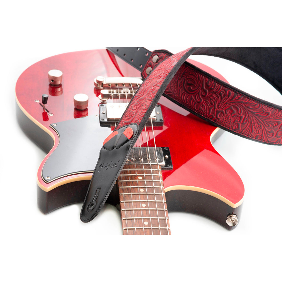 Right On Straps MOJO Sandokan Red Guitar Strap