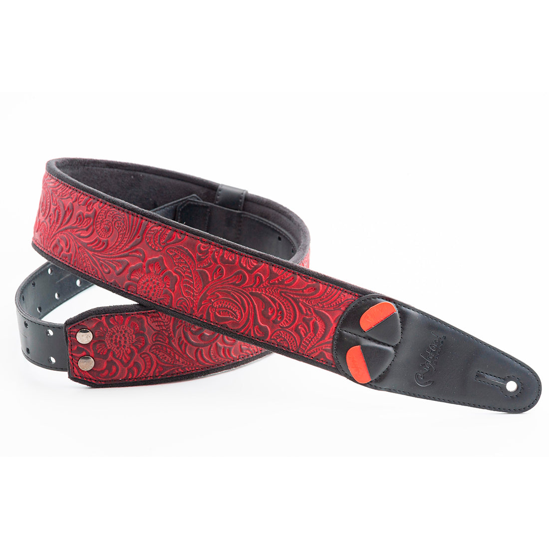 Right On Straps MOJO Sandokan Red Guitar Strap