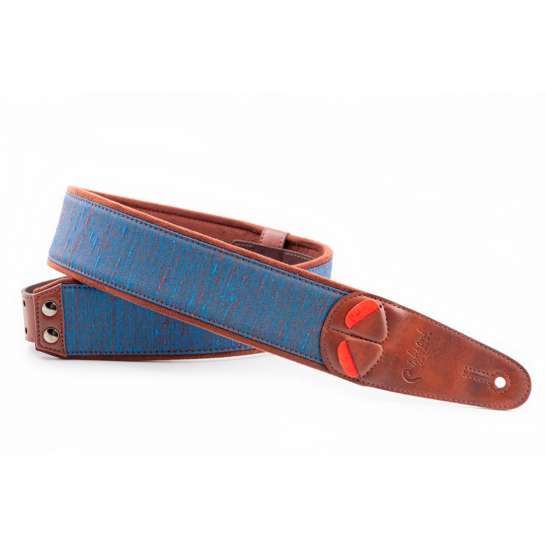 Right On Straps MOJO Boxeo Blue Guitar Strap