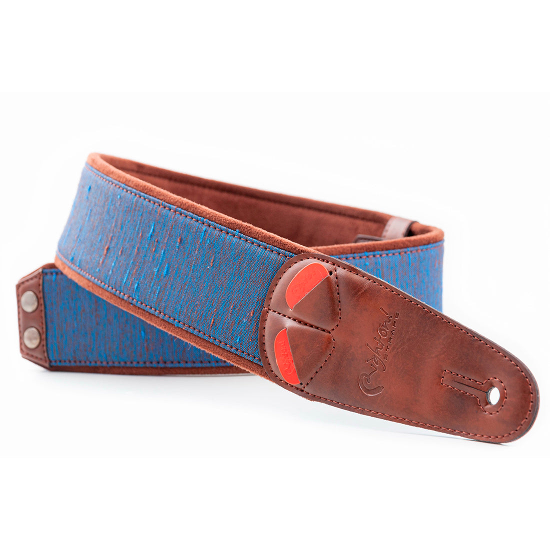 Right On Straps MOJO Boxeo Blue Guitar Strap