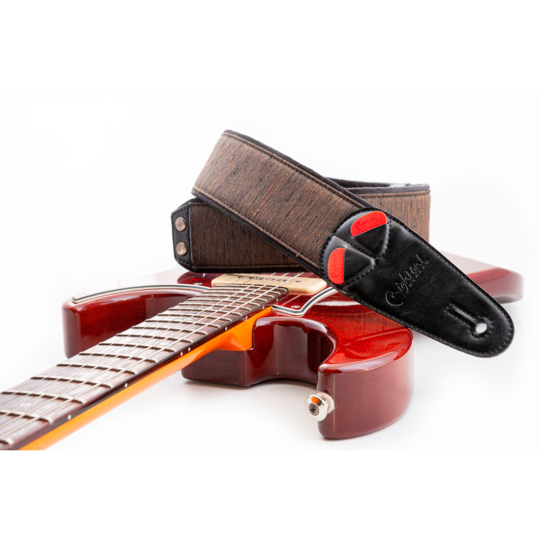 Right On Straps MOJO Boxeo Brown Guitar Strap