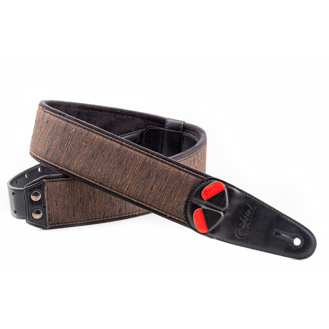 Right On Straps MOJO Boxeo Brown Guitar Strap