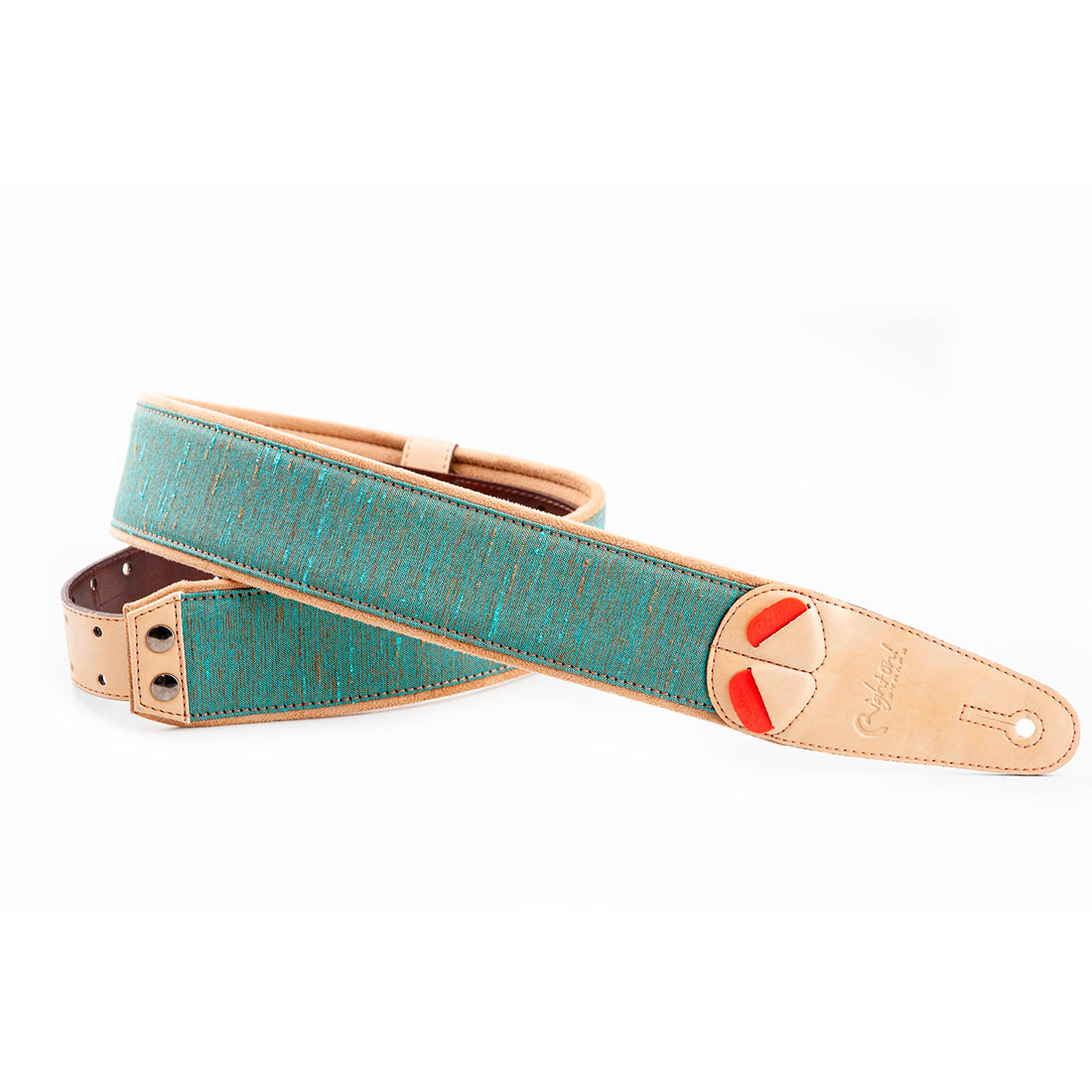 Right On Straps MOJO Boxeo Teal Guitar Strap