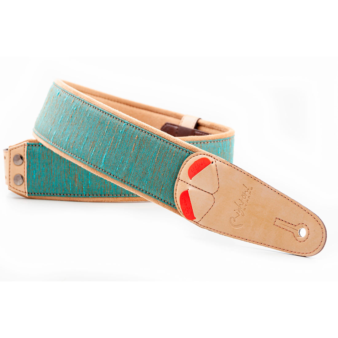 Right On Straps MOJO Boxeo Teal Guitar Strap