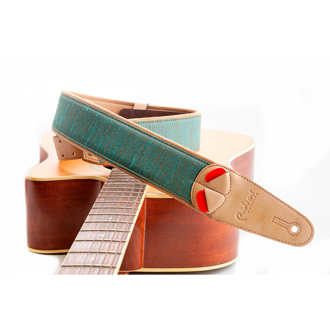 Right On Straps MOJO Boxeo Teal Guitar Strap