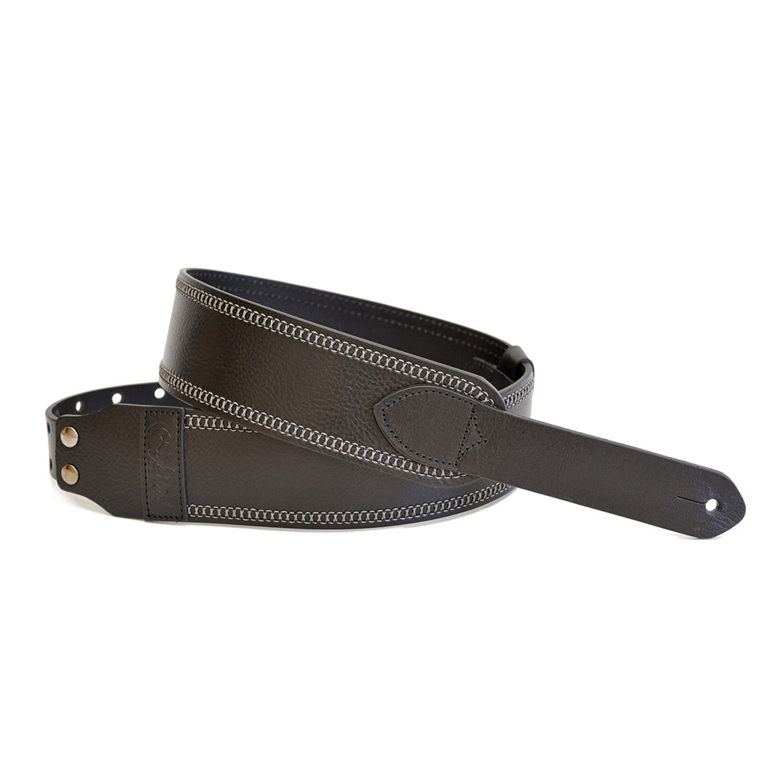 Right On Straps MAGIC60 Rim Black Guitar Strap