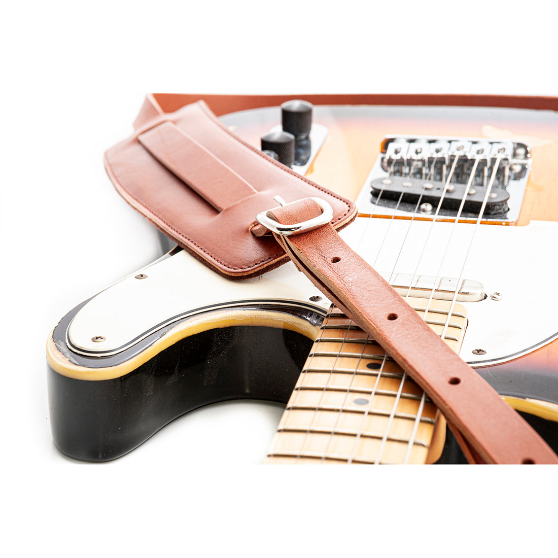 Right On Straps LEATHERCRAFT Slim Woody Guitar Strap