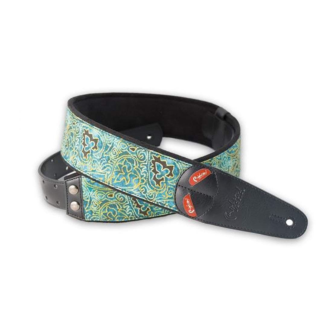 Right On Straps MOJO Senegal Teal Guitar Strap