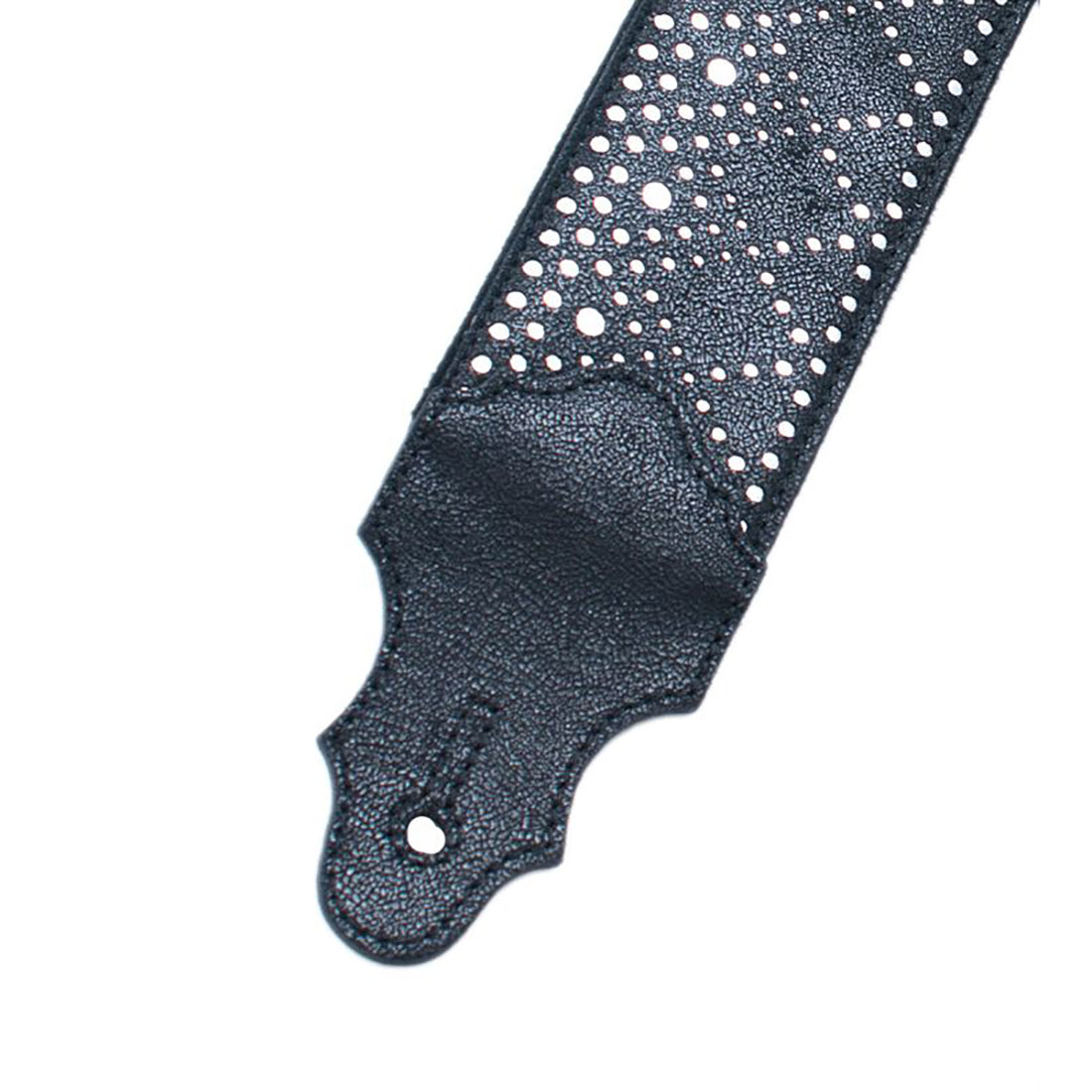 Right On Straps SPARKS Round Black Guitar Strap