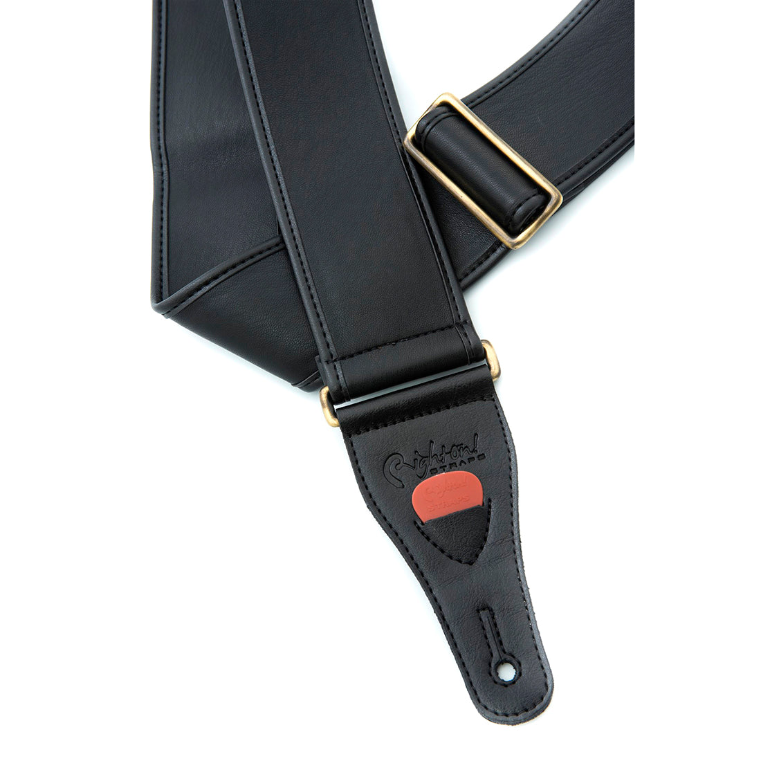 Right On Straps SPECIAL Pianissimo Black Guitar Strap