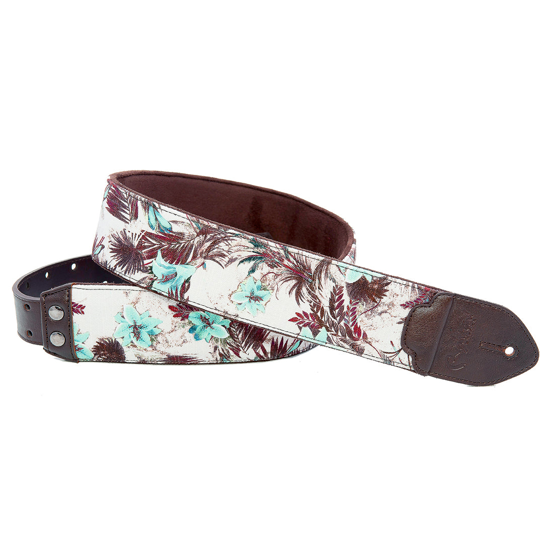 Right On Straps FUNKY Maui Teal Guitar Strap