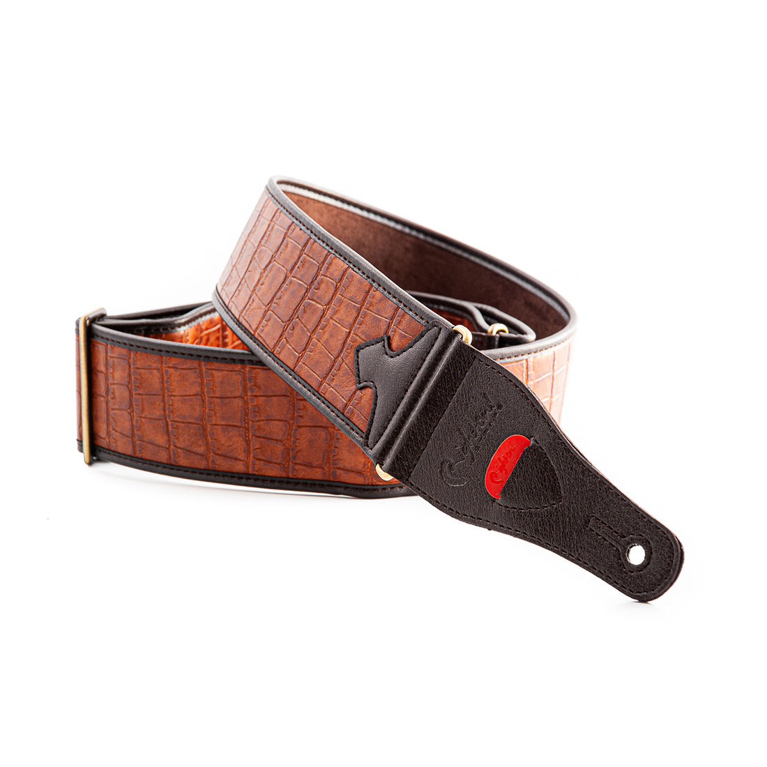 Right On Straps WILD Alligator Woody Guitar Strap