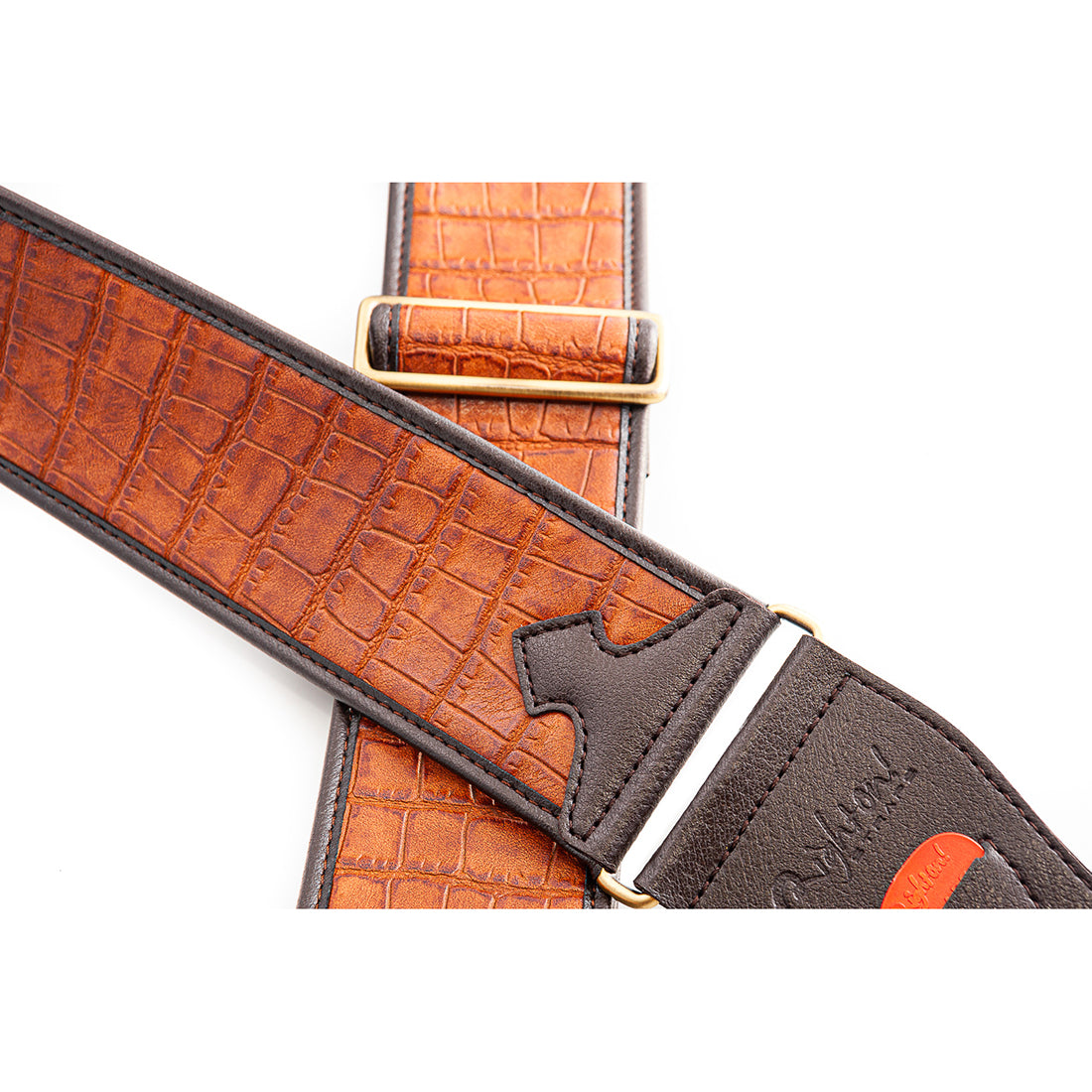 Right On Straps WILD Alligator Woody Guitar Strap