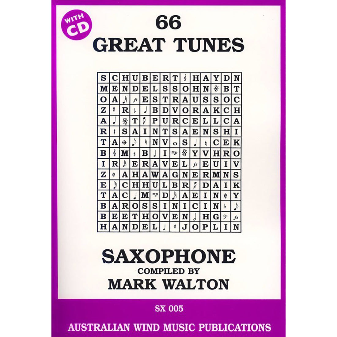 66 Great Tunes for Alto Saxophone Book