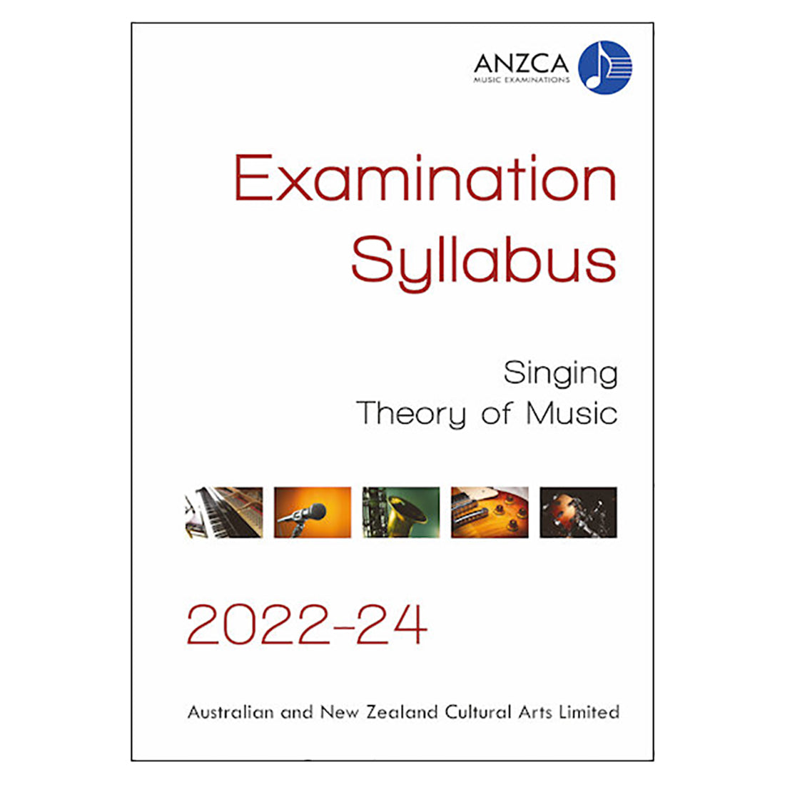 ANZCA Examination Syllabus Singing Theory Of Music