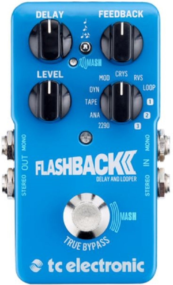 TC Electronic Flashback 2 Delay and Looper Pedal with Mash Technology