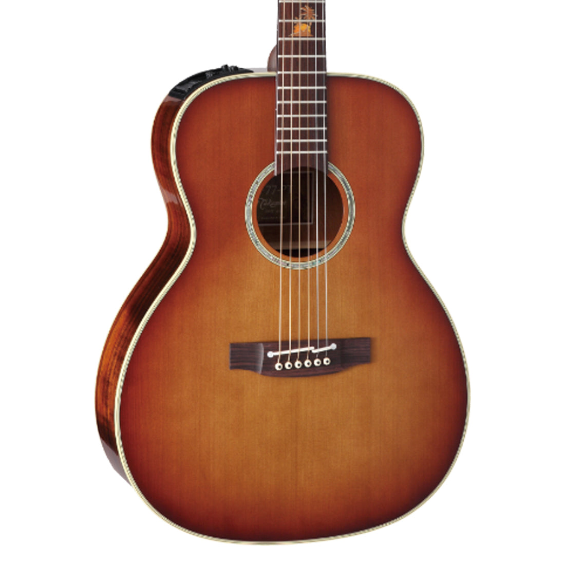 Takamine Legacy Series Orchestral Acoustic Electric Guitar in Sunset Burst Gloss Finish