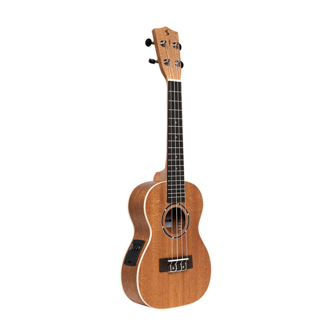 Stagg Concert Mahogany Ukulele with Pickup and Bag