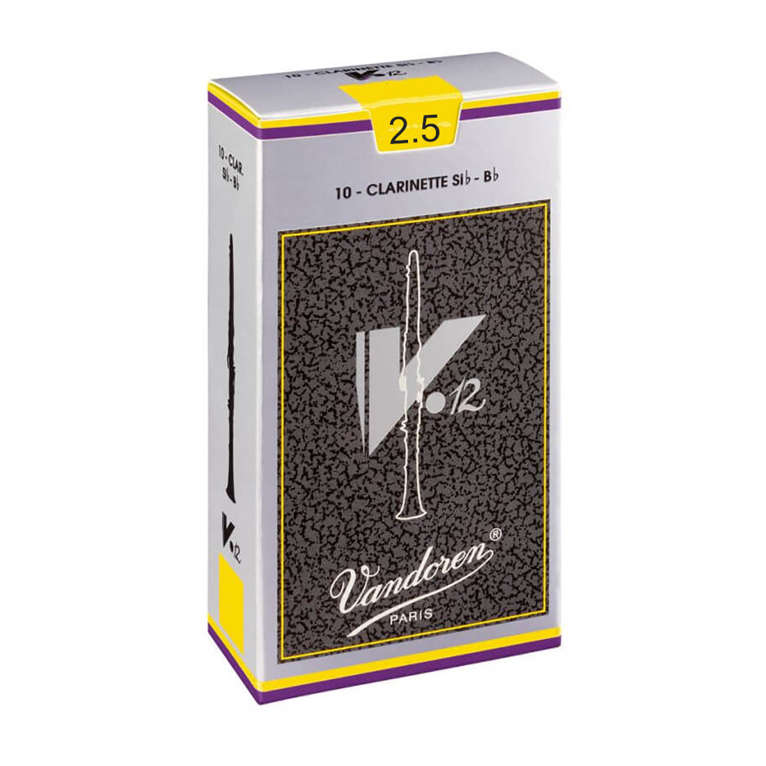 Vandoren V12 Clarinet Bb Reed Size 2.5