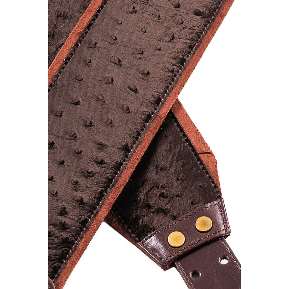 Right On Straps BASSMAN Velvet Brown Guitar Strap