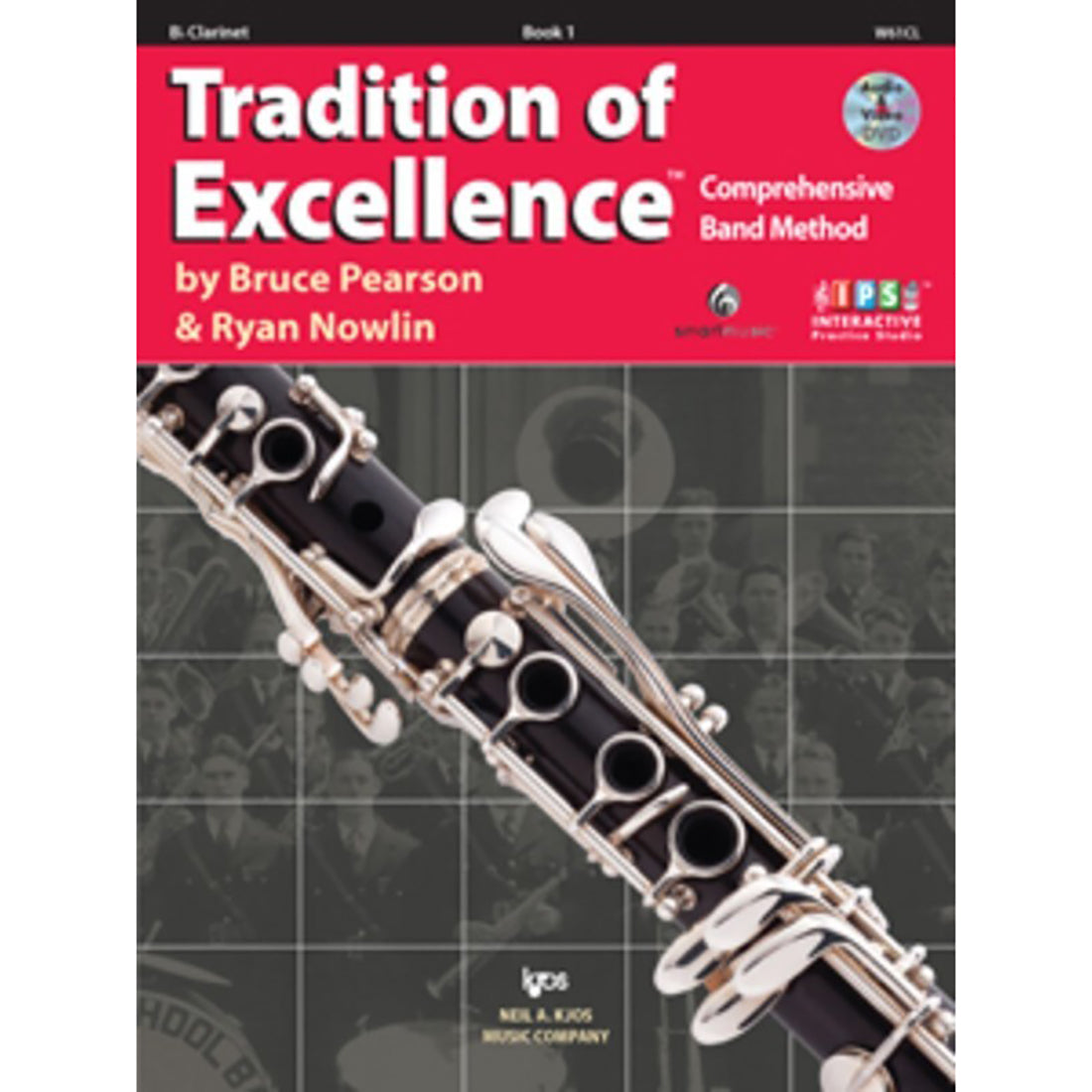 Tradition Of Excellence Book 1 and DVD for Clarinet