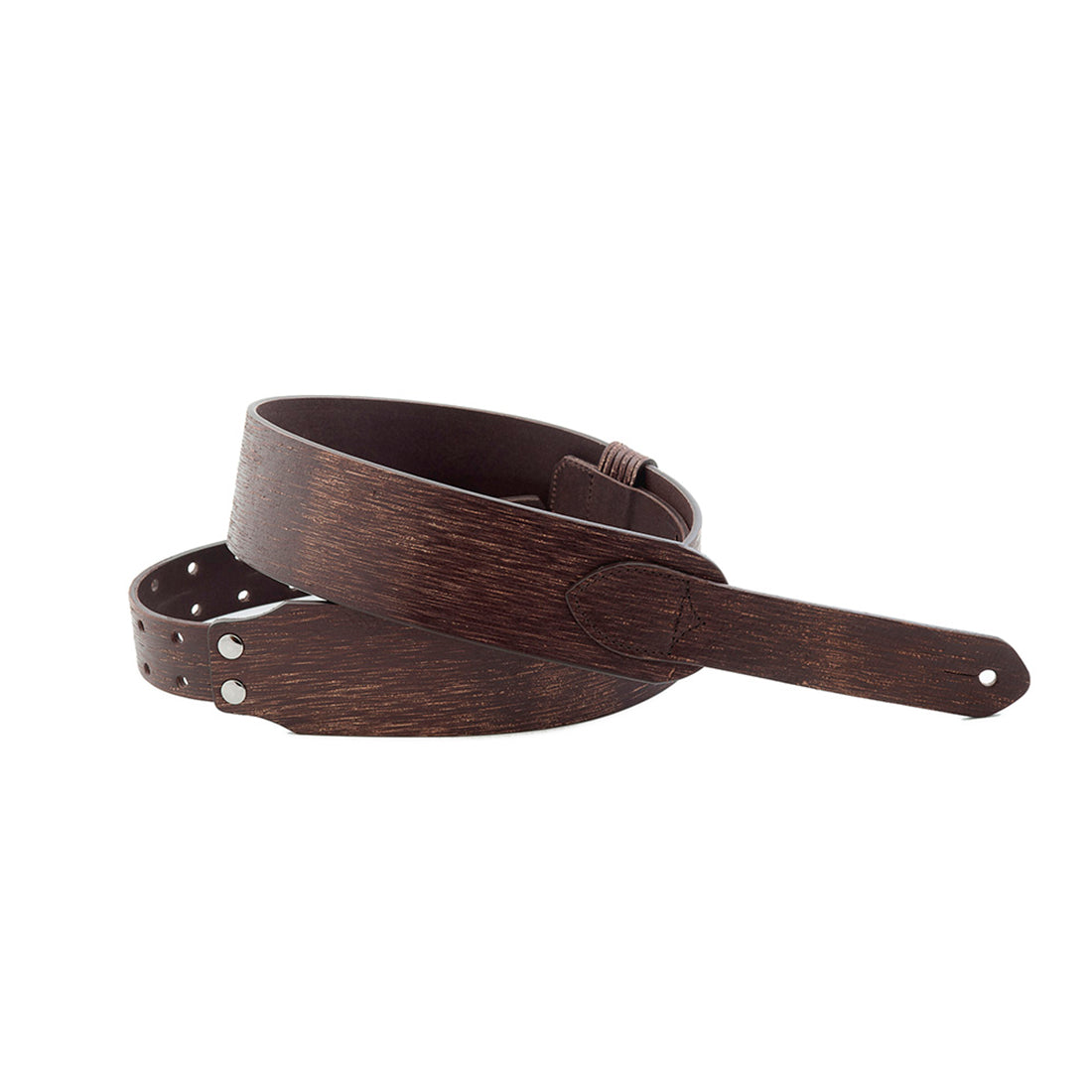 Right On Straps WILD Distressed Brown Guitar Strap CLEARANCE 25% OFF