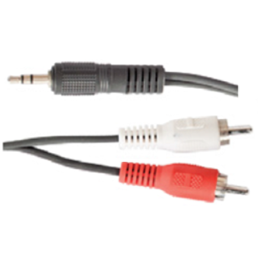 Australasian YSM61 3.5 Stereo Jack to 2 x RCA Jack Cable