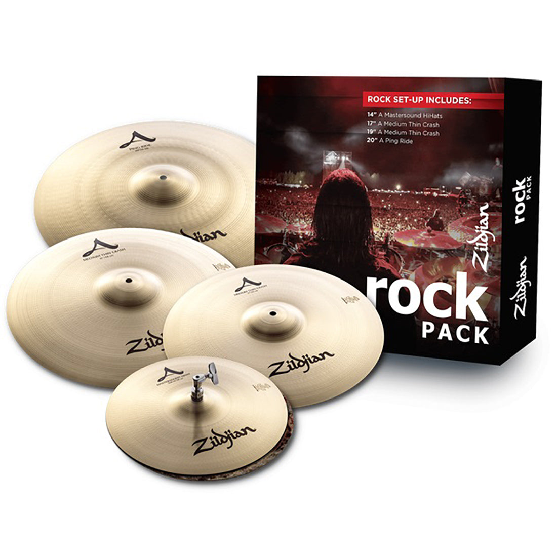 Zildjian  A Series  Rock Cymbal Set