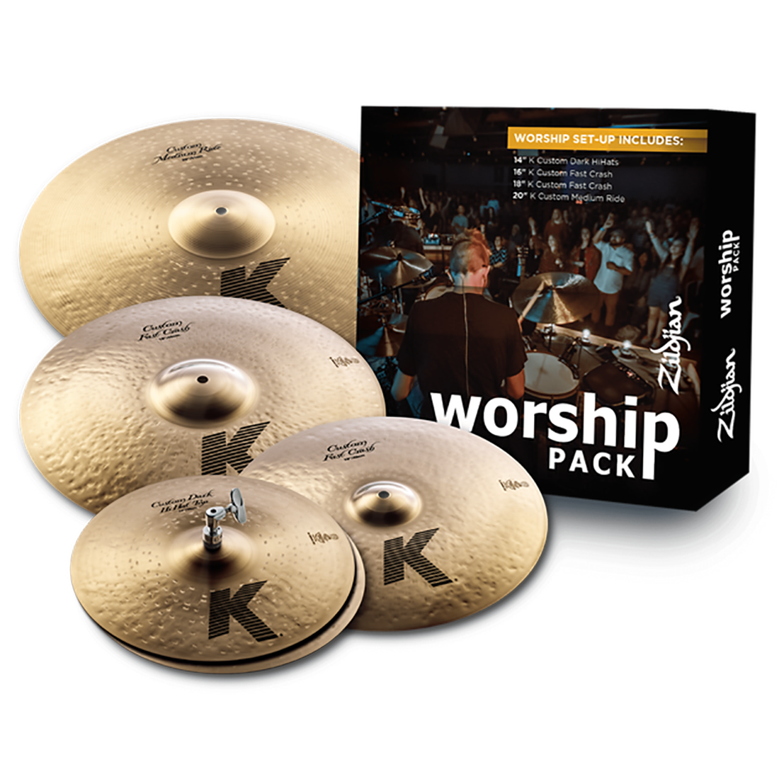 Zildjian  K Custom  Worship Cymbal Set