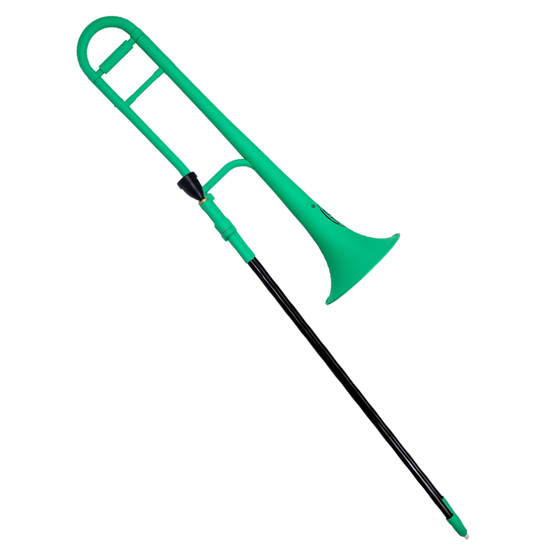 Zo ZOBONEG Plastic Trombone in Screamin Green Finish with Mouthpiece and Bag