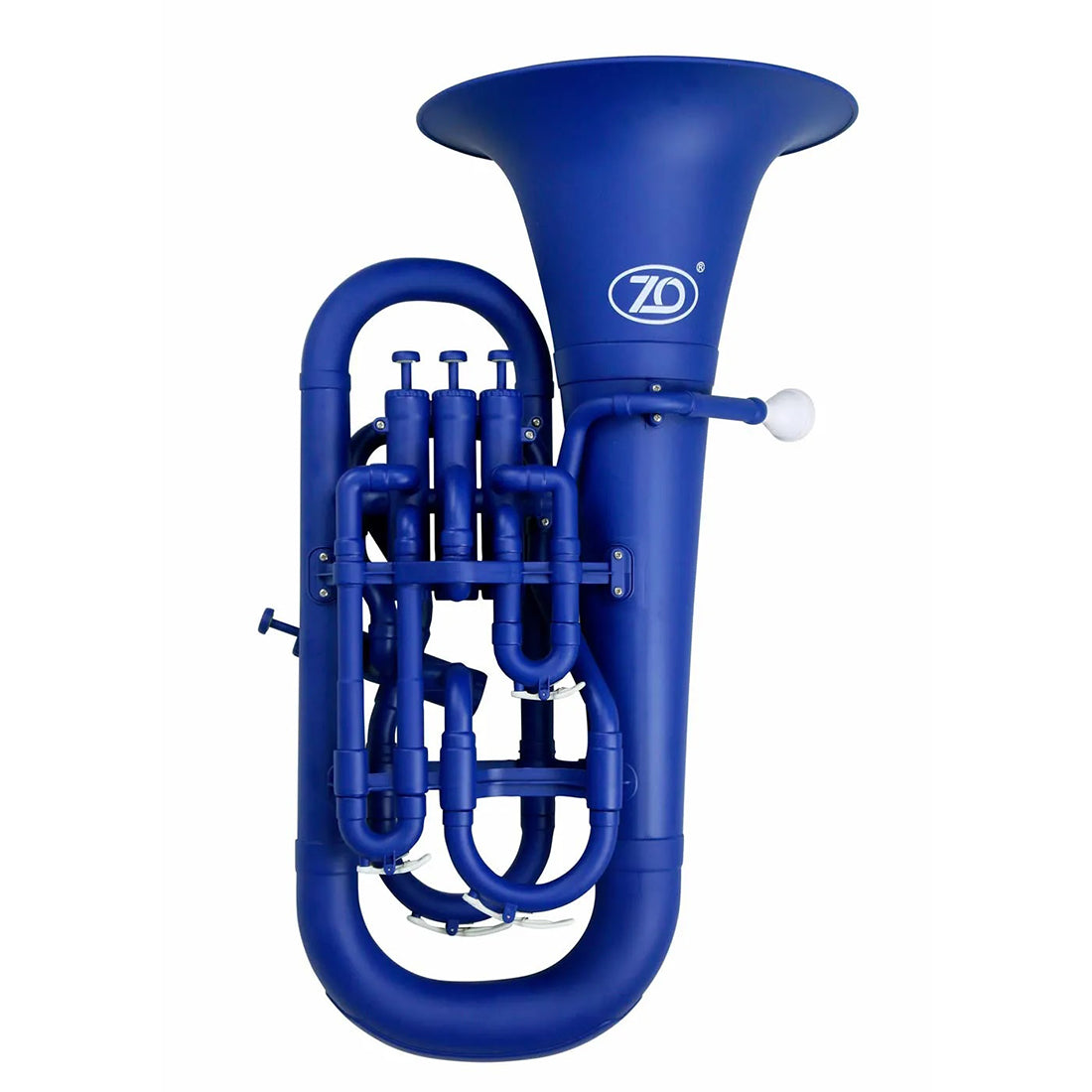 Zo ZOEUPHBB Plastic Euphonium in Blue Blast Matt Finish with Mouthpiece and Bag