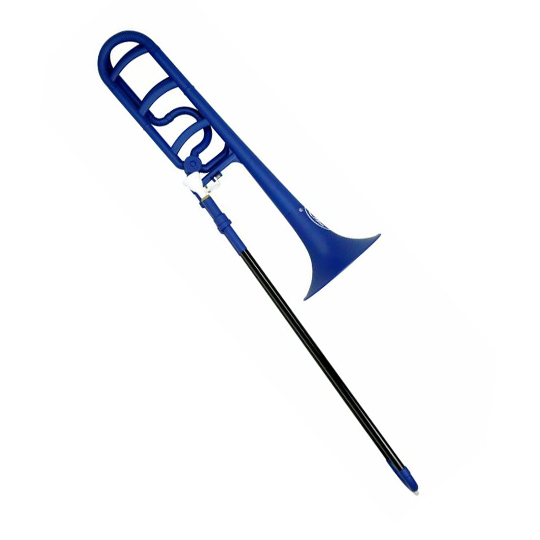 Zo ZOFBONEBB Plastic Bb/F Trigger Trombone in Blue Blast Matt Finish with Mouthpiece and Bag