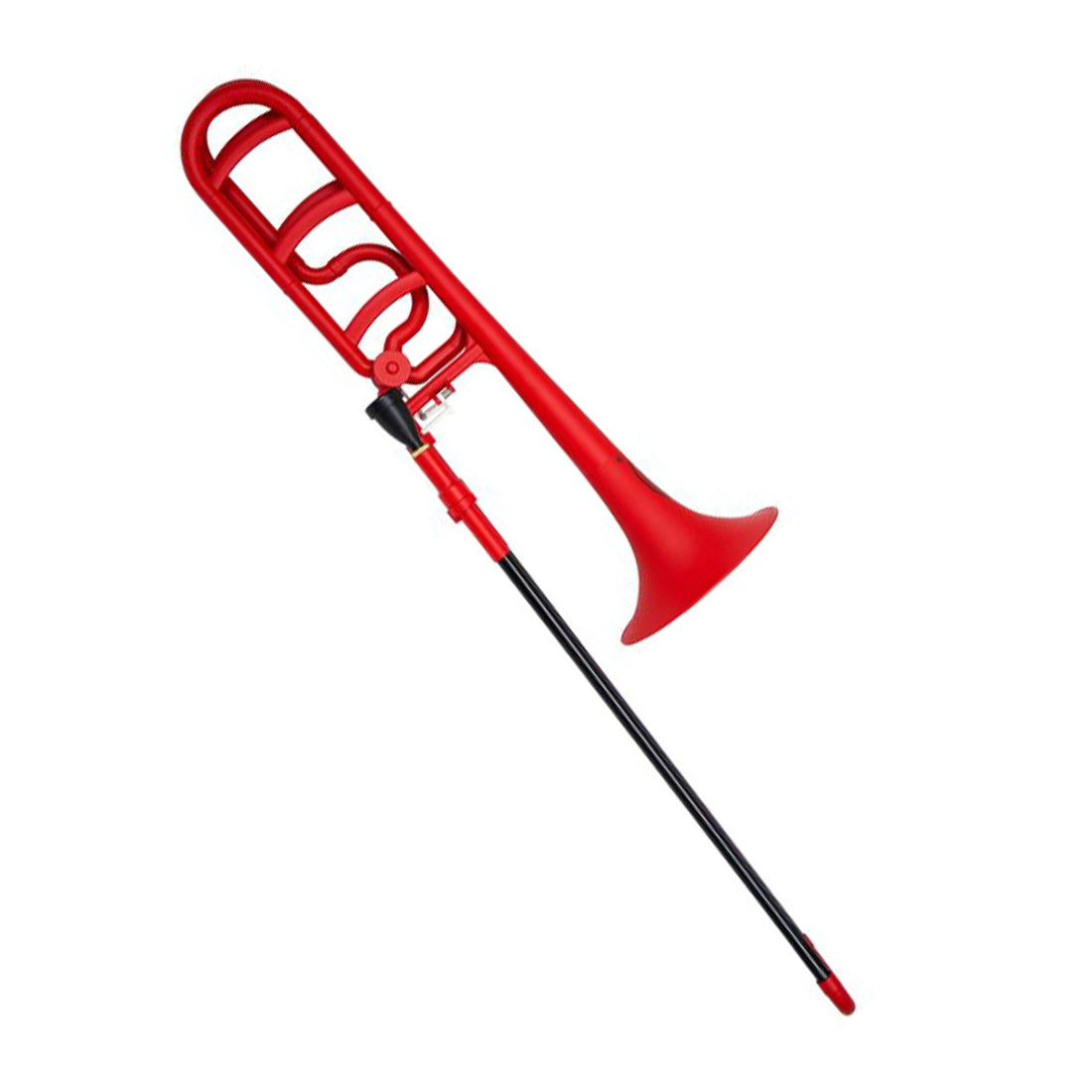 Zo ZOFBONER Plastic Bb/F Trigger Trombone in Racing Red Matt Finish with Mouthpiece and Bag