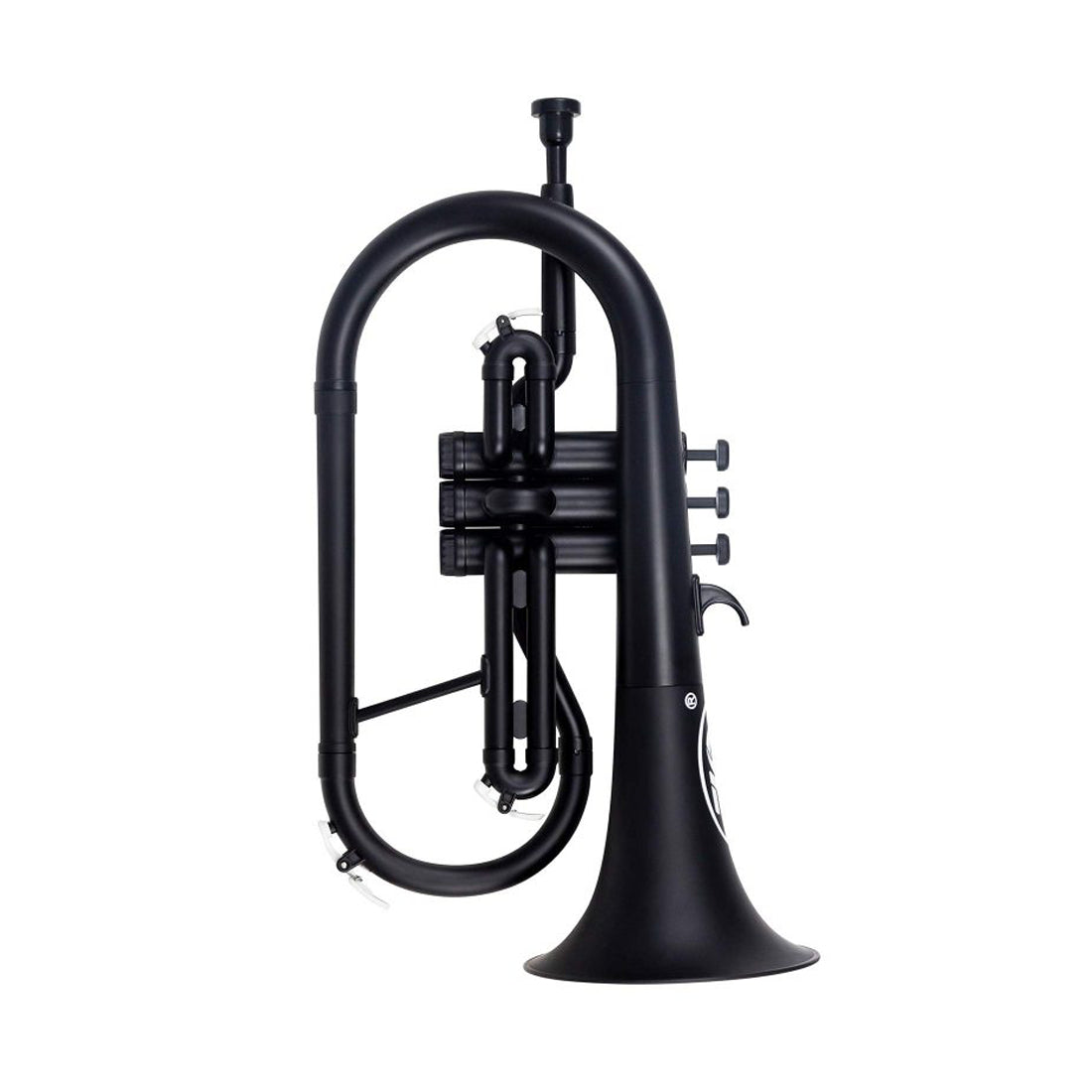 Zo ZOFLUB Plastic Flugelhorn in Empire Black Matt Finish with Mouthpiece and Bag