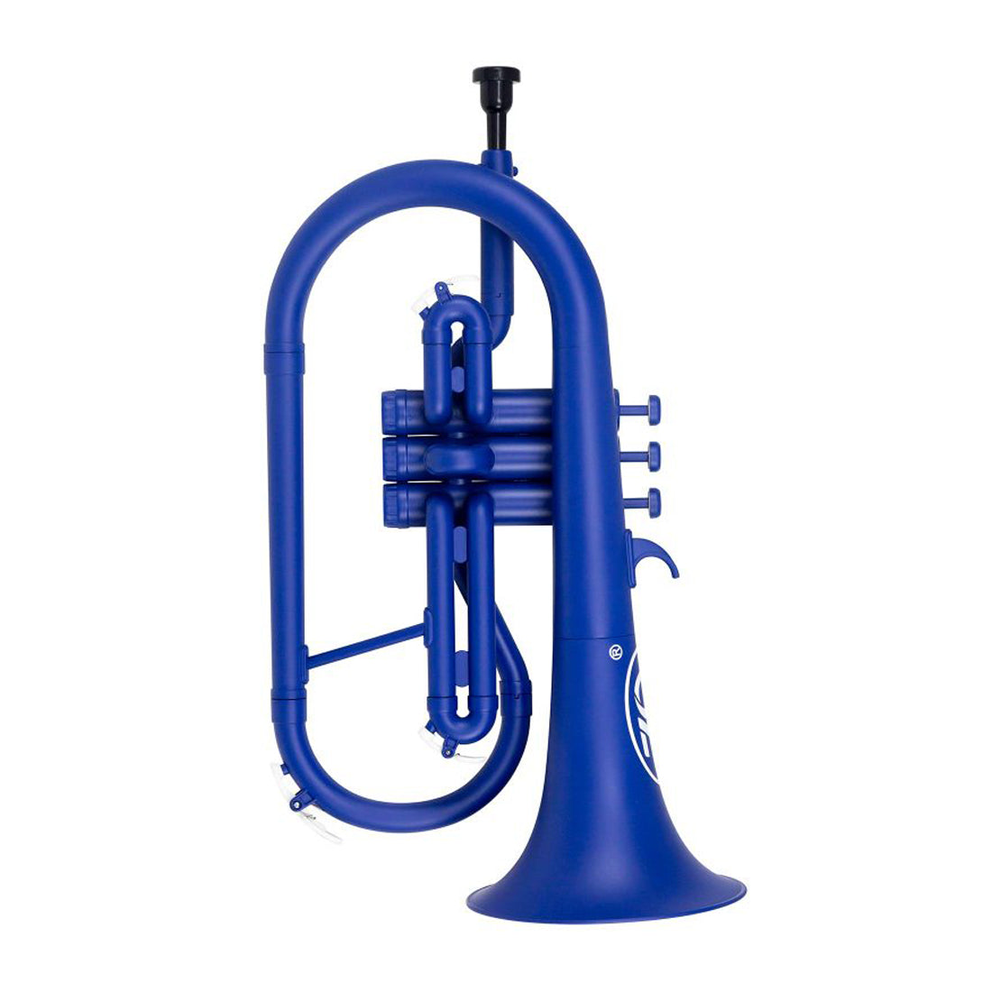 Zo ZOFLUBB Plastic Flugelhorn in Blue Blast Matt Finish with Mouthpiece and Bag