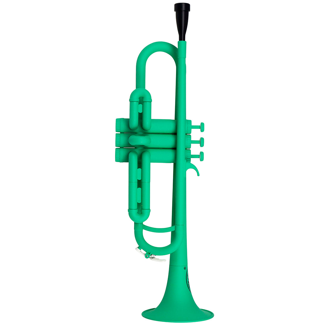 Zo ZOPETG Plastic Trumpet in Screamin Green Matt Finish with Mouthpiece and Bag