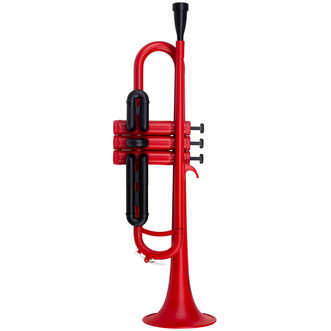 Zo ZOPETR Plastic Trumpet in Racing Red Matt Finish with Mouthpiece and Bag