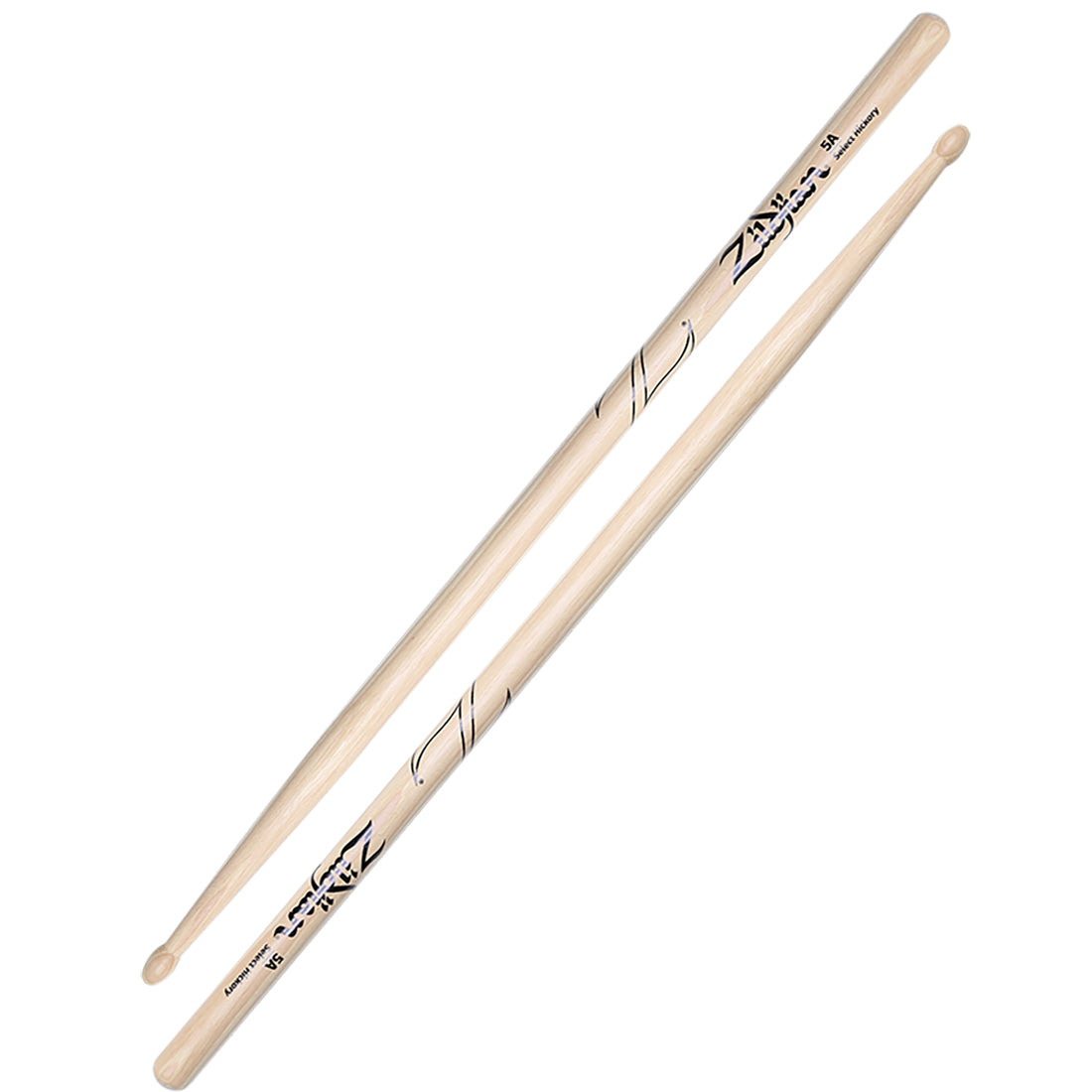 Zildjian   Hickory Drumsticks  5A Wood Tip