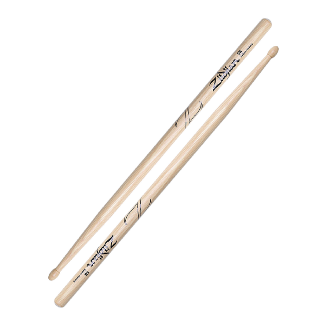 Zildjian   Hickory Drumsticks  5B Wood Tip